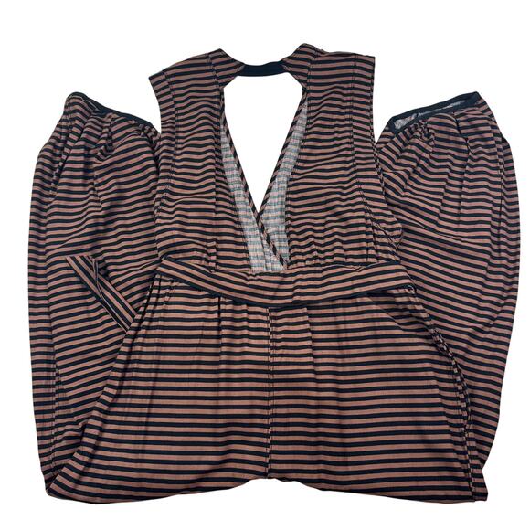 Free People Movement Find The Chi Striped Onesie Jumpsuit Women's Size Medium - Picture 7 of 11